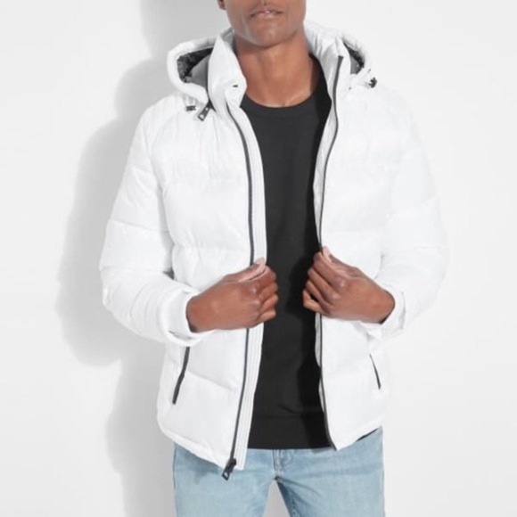 New GUESS Men's Andrew Puffer Jacket SZ XXL - Picture 2 of 2